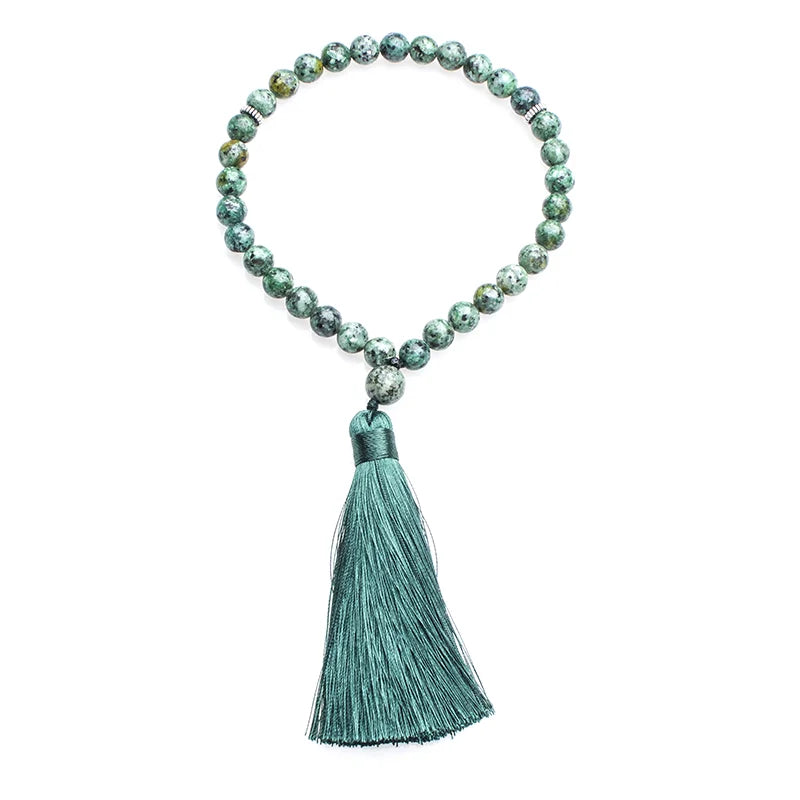 8mm African Turquoise Tasbih 33 Bead -precious Stone Jewelry