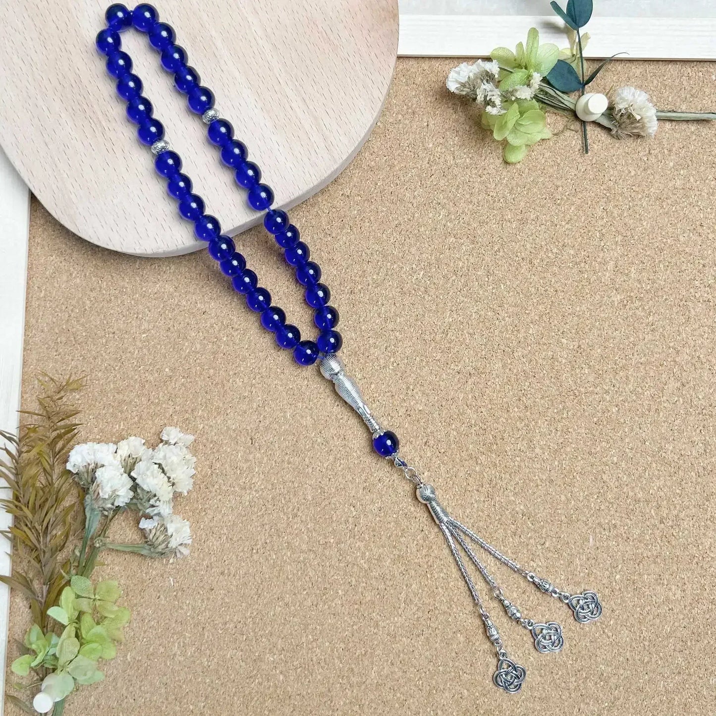 10mm 33pcs Glass Tesbih Islamic Prayer Beads