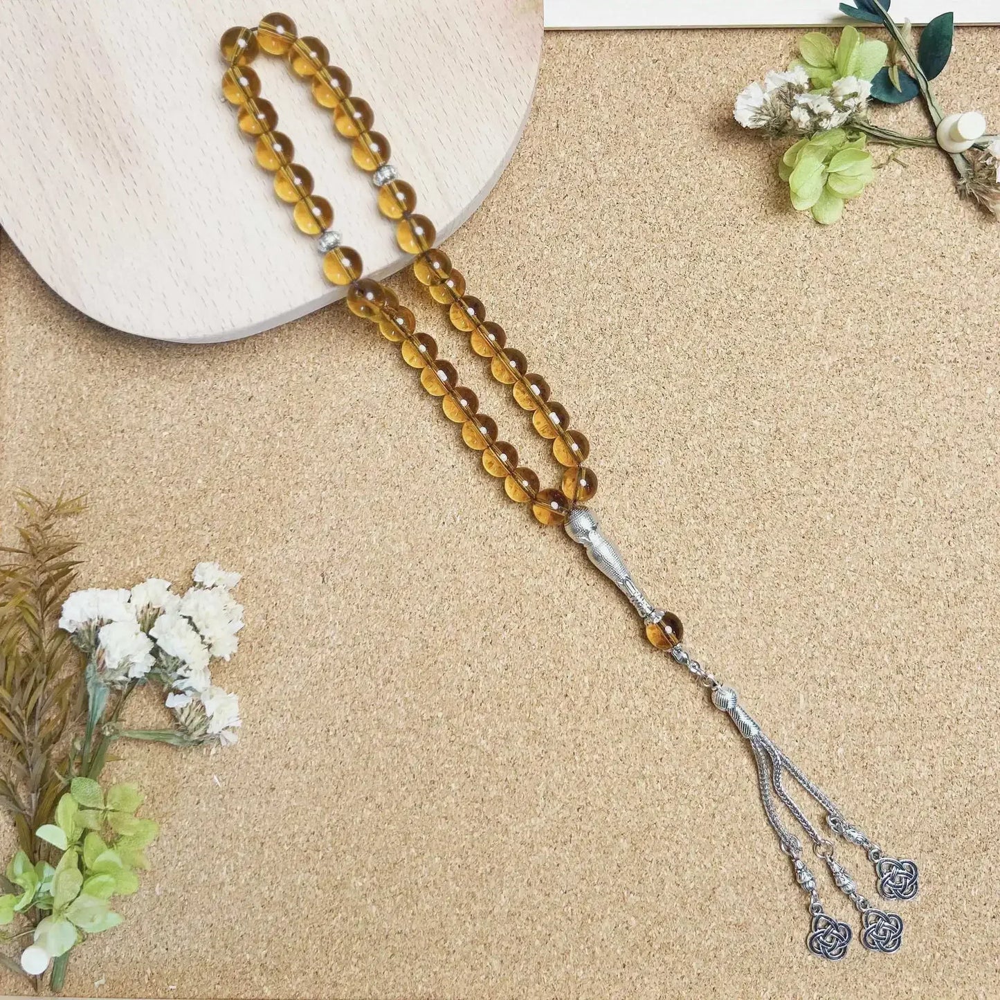 10mm 33pcs Glass Tesbih Islamic Prayer Beads