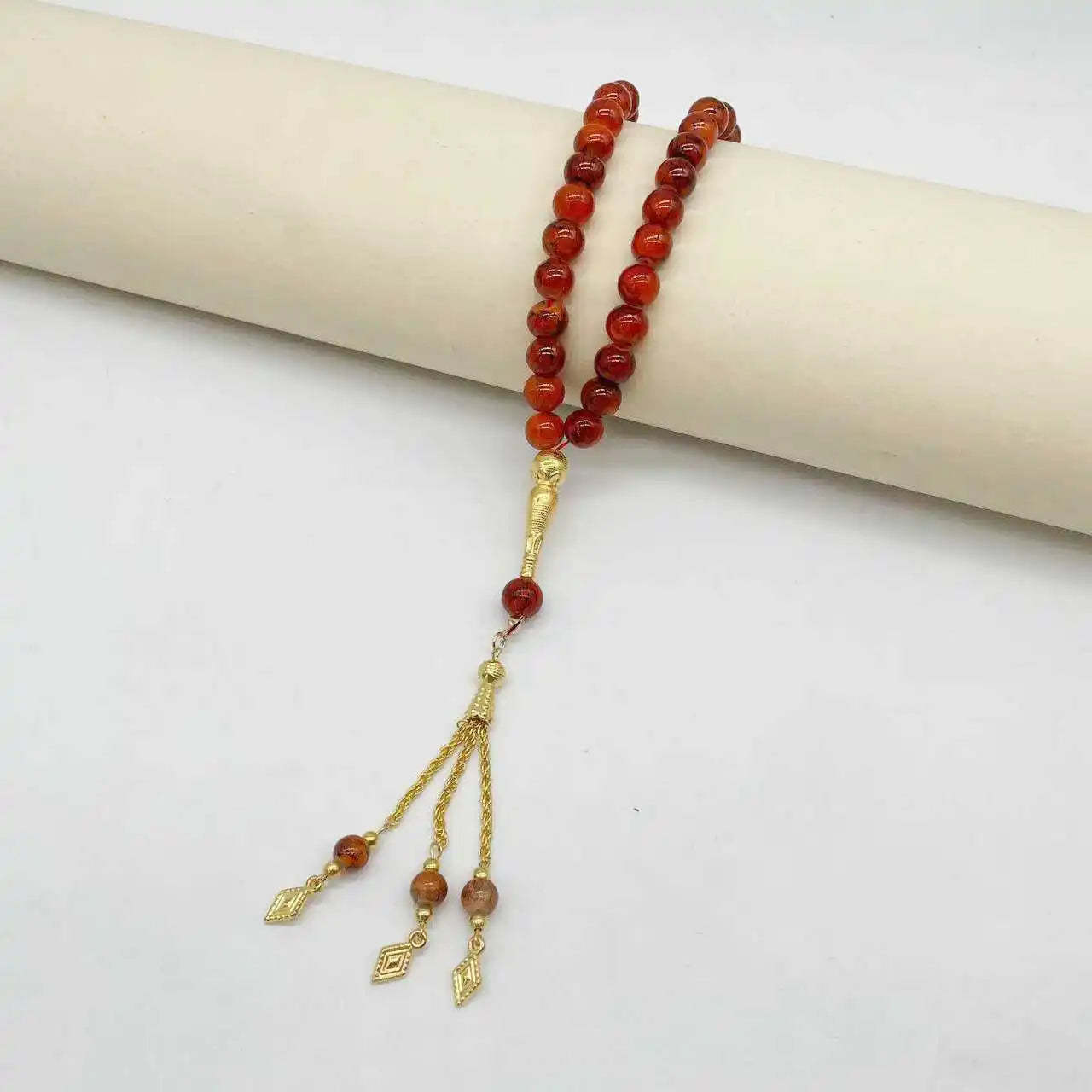 10mm 33pcs Glass Tesbih Islamic Prayer Beads