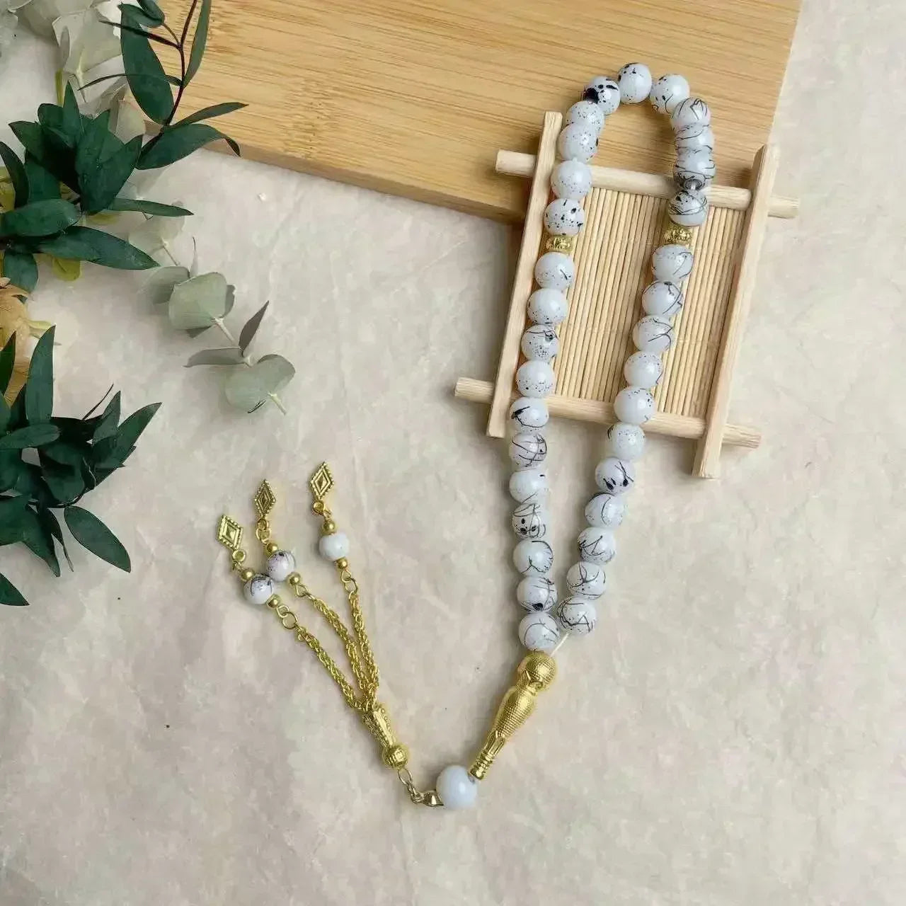 10mm 33pcs Glass Tesbih Islamic Prayer Beads