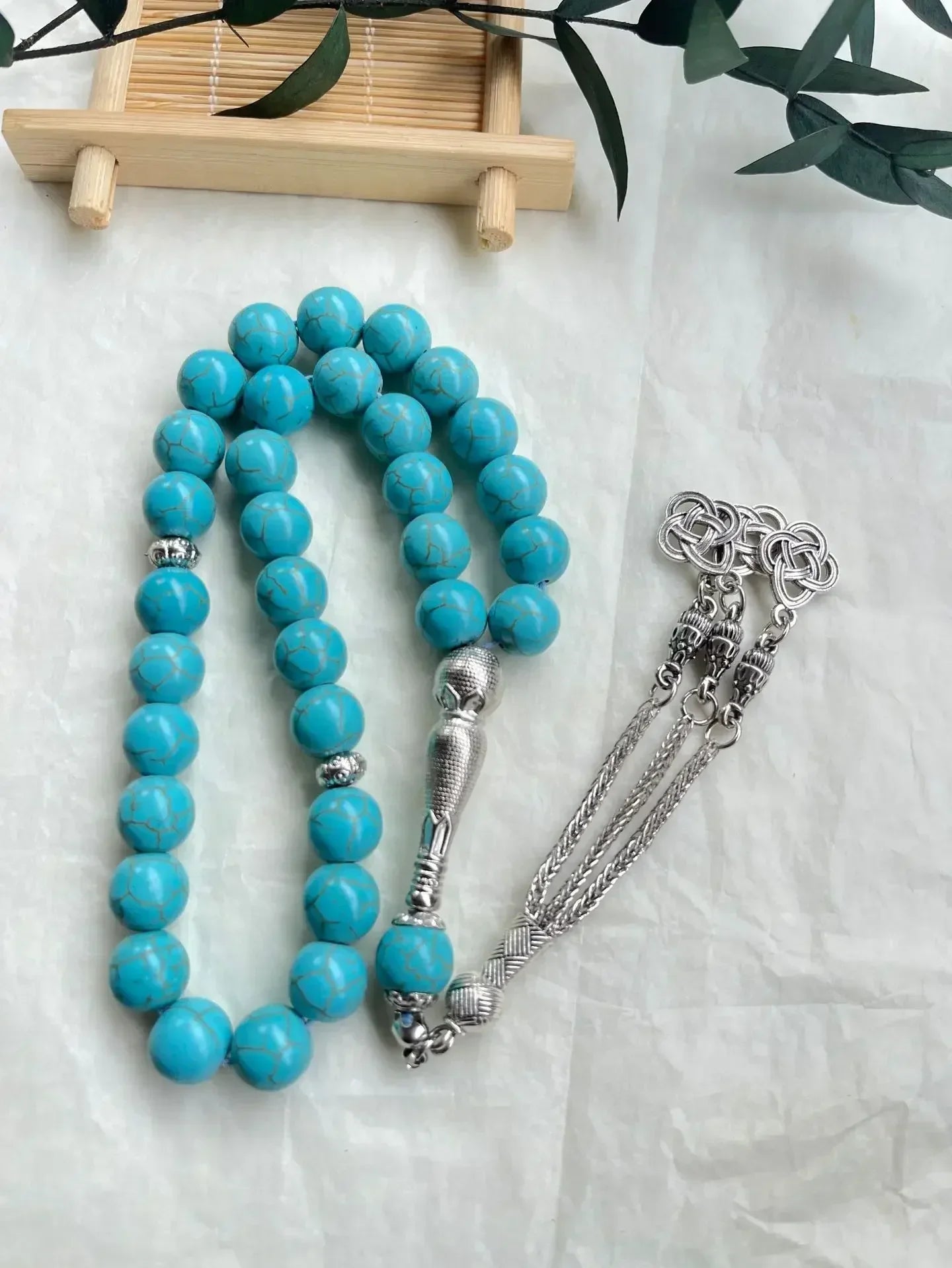 10mm 33pcs Glass Tesbih Islamic Prayer Beads
