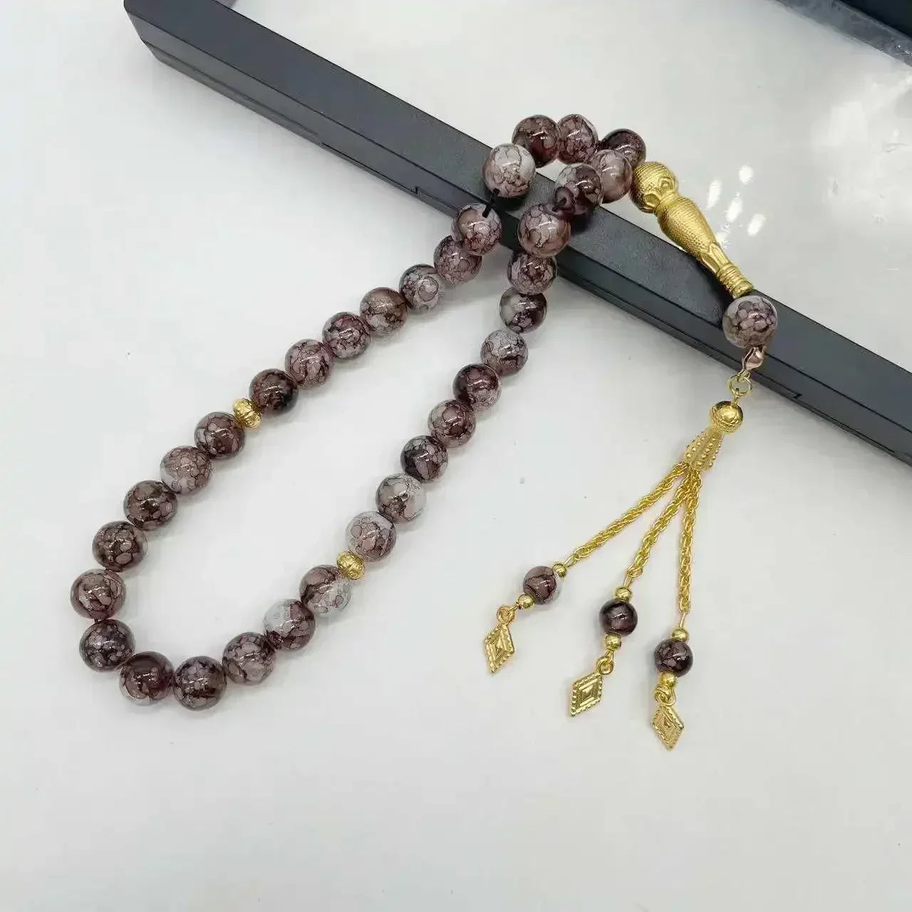 10mm 33pcs Glass Tesbih Islamic Prayer Beads