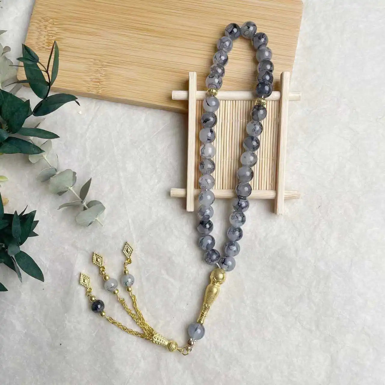 10mm 33pcs Glass Tesbih Islamic Prayer Beads