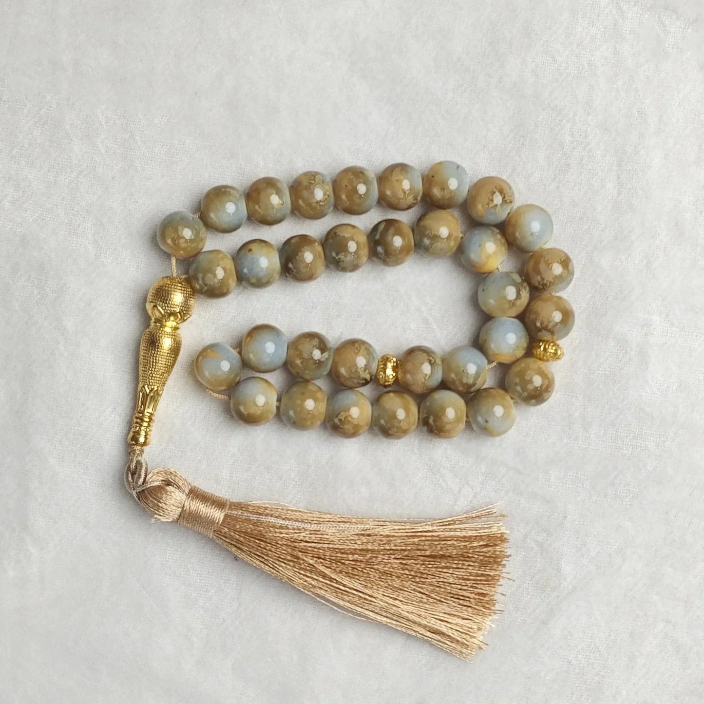 10mm 33pcs Glass Tesbih Islamic Prayer Beads