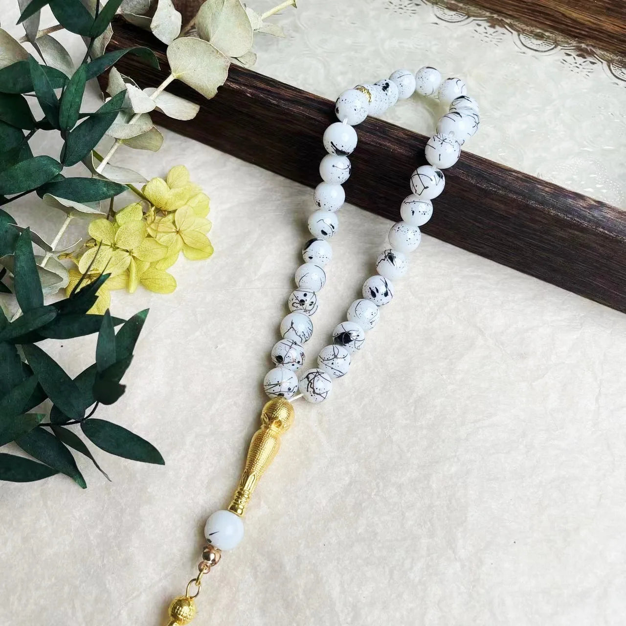 10mm 33pcs Glass Tesbih Islamic Prayer Beads