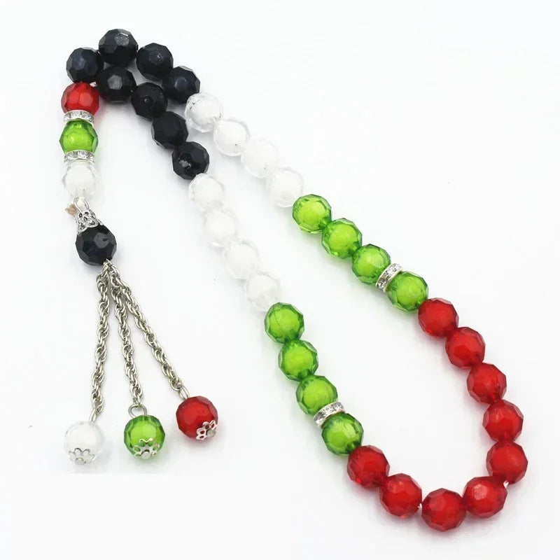 10mm 33pcs Glass Tesbih Islamic Prayer Beads