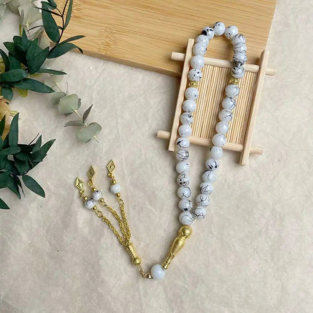 10mm 33pcs Glass Tesbih Islamic Prayer Beads