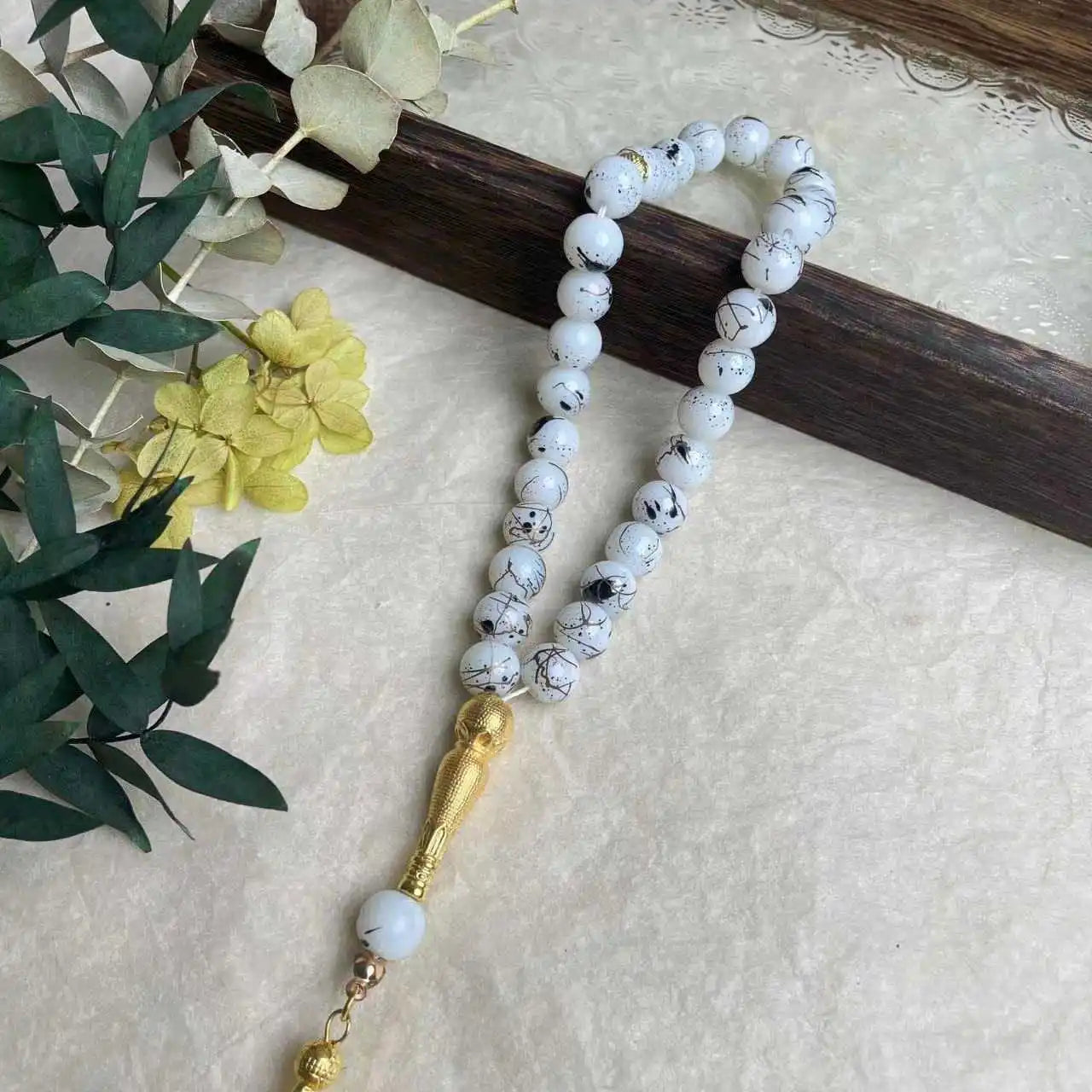 10mm 33pcs Glass Tesbih Islamic Prayer Beads