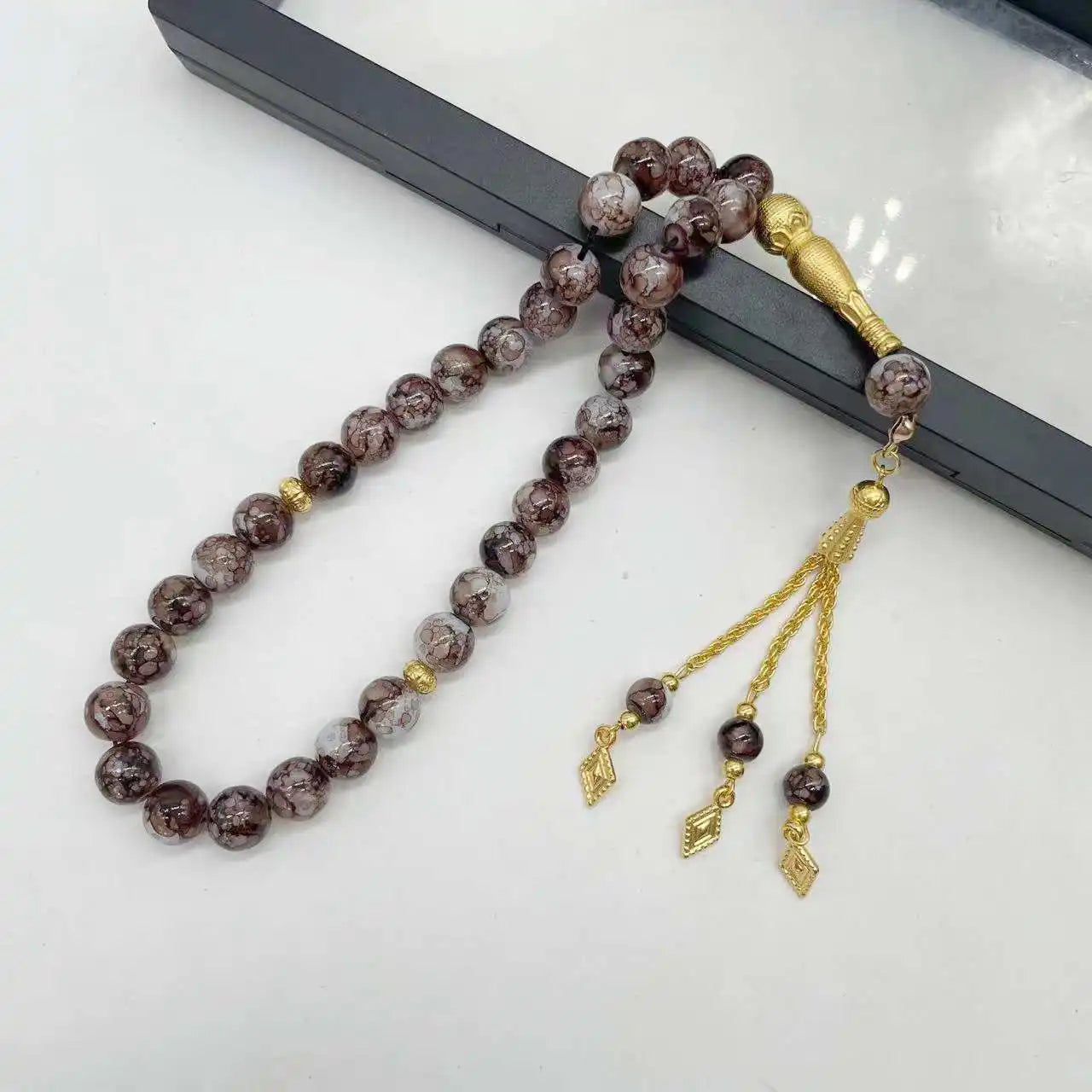 10mm 33pcs Glass Tesbih Islamic Prayer Beads