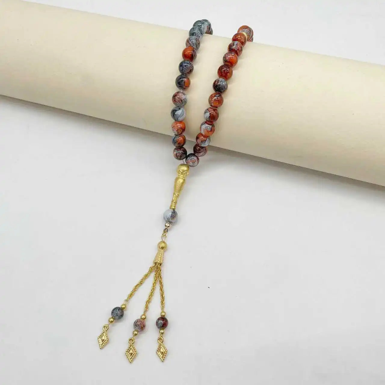 10mm 33pcs Glass Tesbih Islamic Prayer Beads