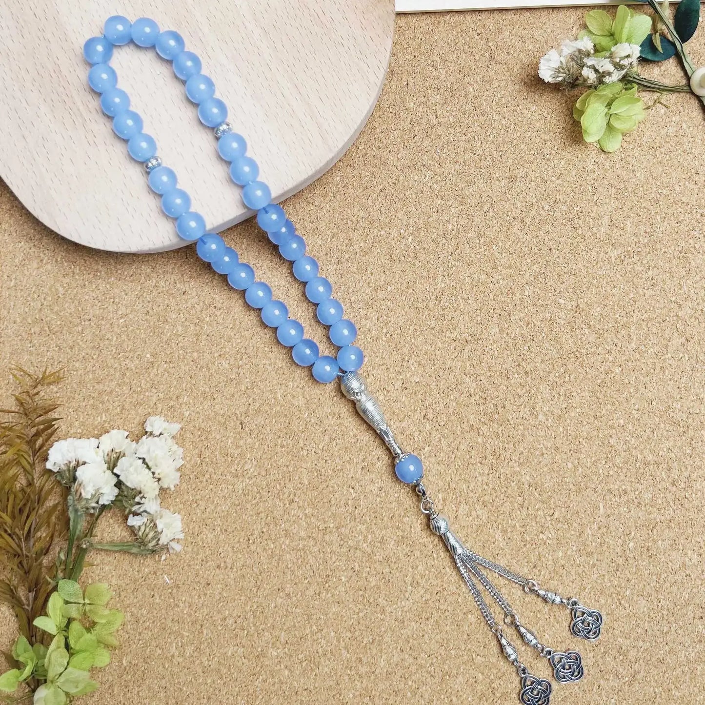 10mm 33pcs Glass Tesbih Islamic Prayer Beads