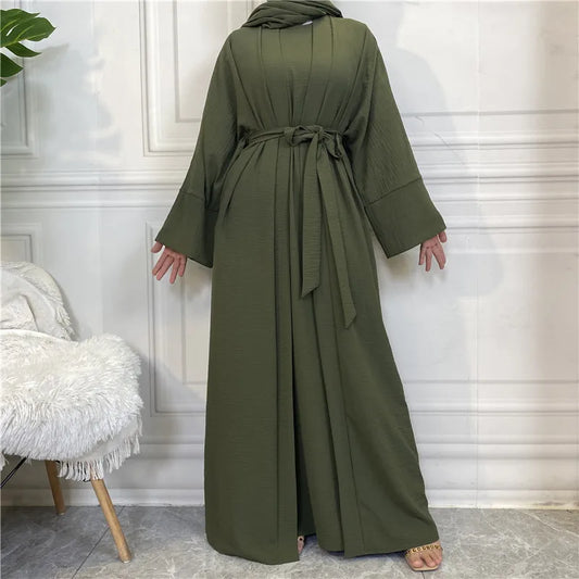 Abaya Women  Dresses 2 Piece Set